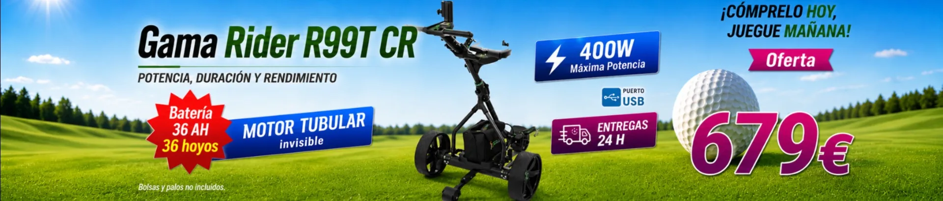 Oferta del carro de golf eléctrico R99T CR 12V